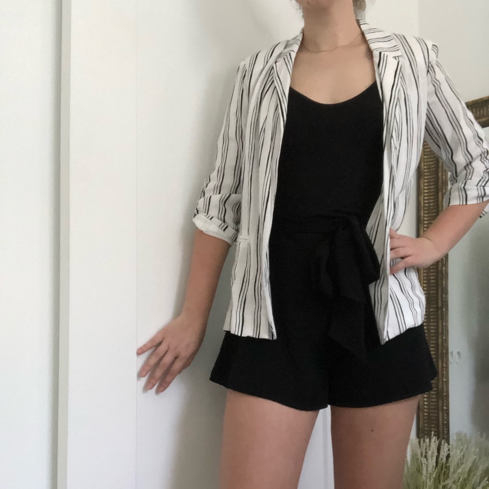 Striped Blazer